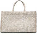 Versace large Barocco Athena tote bag - Neutrals