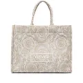 Versace large Barocco Athena tote bag - Neutrals