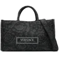 Versace large Barocco Athena tote bag - Black