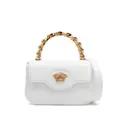 Versace La Medusa patent mini bag - White