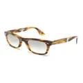 Oliver Peoples Mister Brunello square-frame sunglasses - Brown