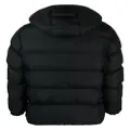 BOSS zip-up hooded padded jacket - Black
