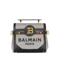 Balmain B-Buzz 23 canvas shoulder bag - Black