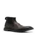 Premiata round toe leather boots - Brown