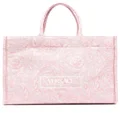 Versace large Barocco Athena tote bag - Pink