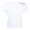 DKNY logo-graffiti cotton-blend T-shirt - White