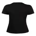 DKNY logo-graffiti cotton-blend T-shirt - Black