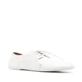 Marsèll pebbled leather lace-up oxfords - White