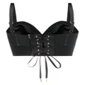 Jean Paul Gaultier Iconic bustier-style bra - Black