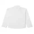 Lacoste Kids logo-appliqué long-sleeve shirt - White
