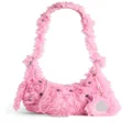 Balenciaga Le Cagole XS faux-fur shoulder bag - Pink