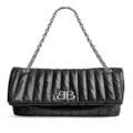 Balenciaga medium Monaco chain-strap quilted shoulder bag - Black