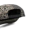 Moschino metallic logo-print cap - Black