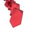 Karl Lagerfeld pointed-toe silk tie - Red