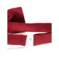 Karl Lagerfeld silk satin bow tie - Red