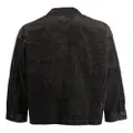 izzue corduroy cotton shirt jacket - Black