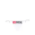 Diesel Bfpn-Brigittes logo-print bikini briefs - White
