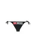 Diesel Bfpn-Brigittes logo-print bikini briefs - Black