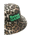 Barbour x GANNI leopard-print bucket hat - Brown