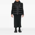 Rick Owens hooded quilted down gilet - Black