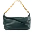 Jimmy Choo small Diamond Soft leather shoulder bag - Green