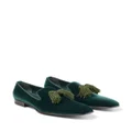 Jimmy Choo Foxley velvet loafers - Green