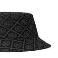 Tory Burch T monogram-pattern reversible bucket hat - Black