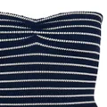Hunza G Brooke strapless seersucker swimsuit - Blue
