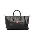 Thom Browne small leather tote bag - Black