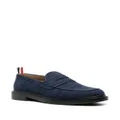Thom Browne tweed penny loafers - Blue