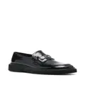 Casadei Spazzolato leather loafers - Black