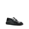 Casadei Spazzolato leather loafers - Black