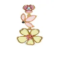 Oscar de la Renta Cloudy floral-motif drop earrings - Gold