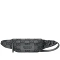 Gucci GG-Damier logo-patch belt bag - Grey