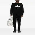 Vivienne Westwood Orb logo-embroidered tapered track trousers - Black