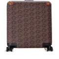 Michael Kors Empire-logo canvas suitcase - Brown
