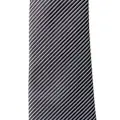Giorgio Armani stripe-print silk blend tie - Black