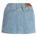 CHOCOOLATE A-line cotton corduroy miniskirt - Blue