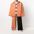 Marni oversized hooded jacket - Orange
