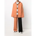 Marni oversized hooded jacket - Orange