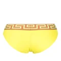Versace Greca-jacquard bikini bottoms - Yellow