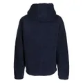 Fila Finn logo-appliqué fleece hoodie - Blue