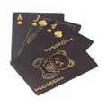Moschino monogram-print faux-leather deck of cards - Black