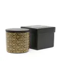 Moschino monogram-print scented candle (230g) - Black