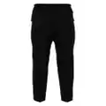 White Mountaineering elasticated-waist cotton trousers - Black