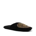 Versace Medusa studded slippers - Black