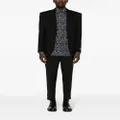 Karl Lagerfeld all-over logo print poplin shirt - Black
