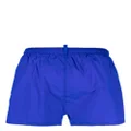 Dsquared2 logo-print drawstring-waist swim shorts - Blue
