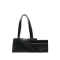 Nanushka folding box shoulder bag - Black