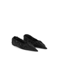 ANINE BING Nadine leather ballerina shoes - Black
